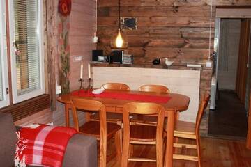 Фото номера Коттедж с сауной (Peukaloinen) Дома для отпуска Accommodation and Fishing Vonkale г. Ээнекоски 5