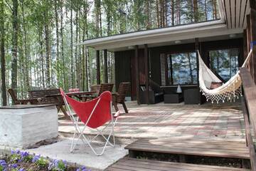 Фото номера Вилла с двумя спальнями и сауной. Виллы Villa Vonkale г. Ээнекоски 33